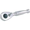 Dynamic Tools 3/8" Drive 48 Tooth Stubby Ratchet, 4-3/4" Long, Chrome Finish D005307